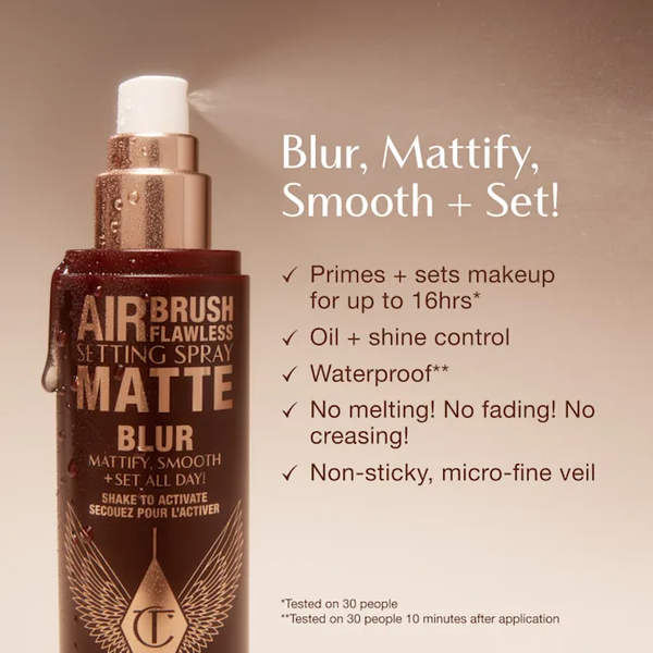 Матуючий фіксатор для макіяжу Charlotte Tilbury Airbrush Flawless Setting Spray - Matte, 100 ml SP-63-1 фото