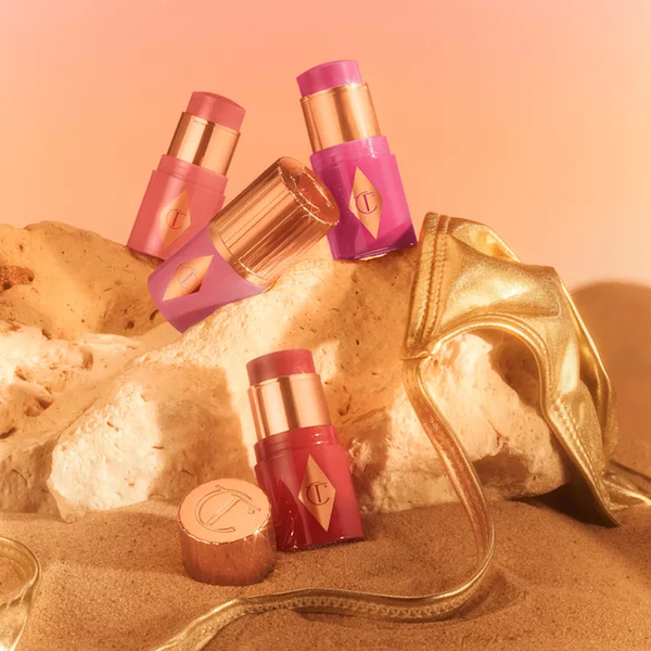 Міні рум'яна стік Charlotte Tilbury Mini Unreal Blush Healthy Glow Stick, у відтінку Rosy Glow AP-2957 фото