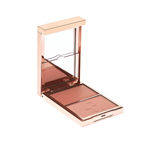 Рум`яна Patrick Ta Major Headlines Double-Take Cr&egrave;me & Powder Blush Duo Mini, відтінок Not too Much SP-49-4 фото