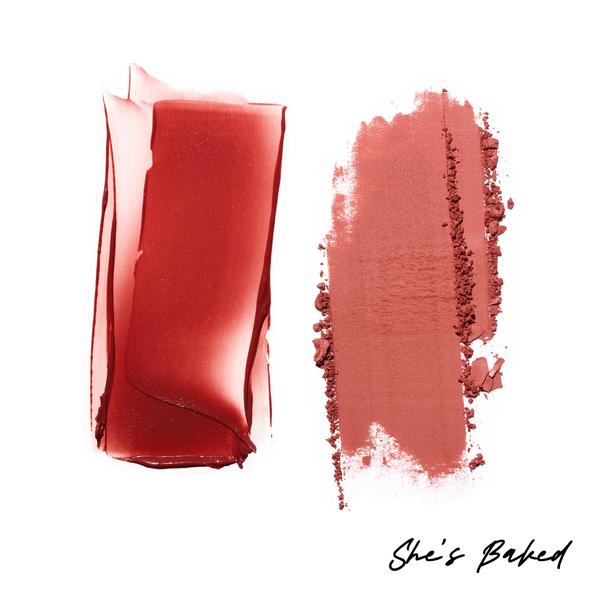 Рум`яна Patrick Ta Major Headlines Double-Take Cr&egrave;me & Powder Blush Duo, відтінок She's Baked SP-49-8 фото