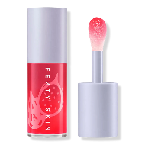 Зволожуюча олія для губ Fenty Treatz Hydrating + Strengthening Lip Oil, відтінок Dragon Fruit SP-1379 фото