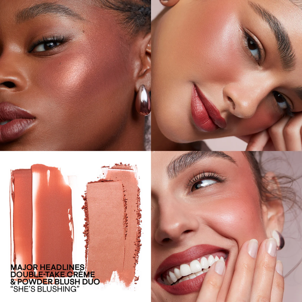 Рум`яна Patrick Ta Major Headlines Double-Take Cr&egrave;me & Powder Blush Duo, відтінок She's Blushing SP-49-6 фото