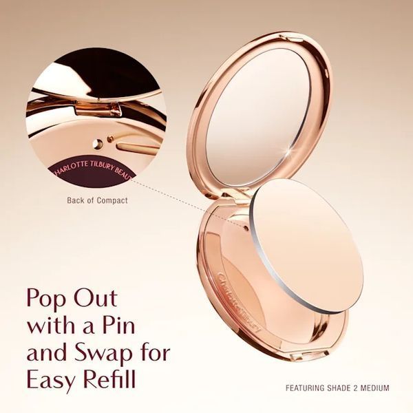 Пудра Charlotte Tilbury Airbrush Flawless Finish, відтінок 2 Medium SP-13-2 фото